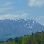 鳥取県琴浦町から見た国立公園大山